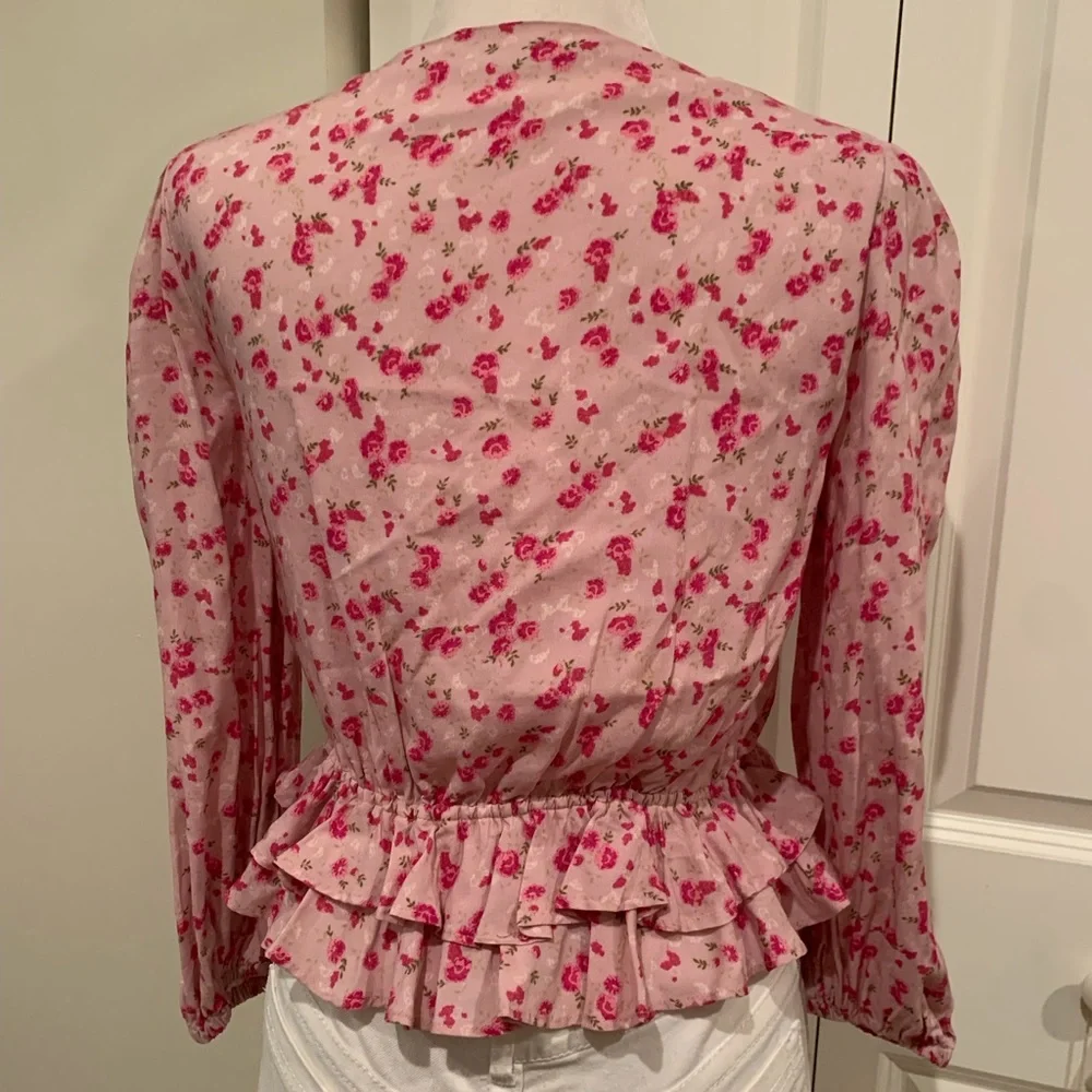 Majorelle Chrissa Top In Mauve Ditsy - Picture 5 of 6